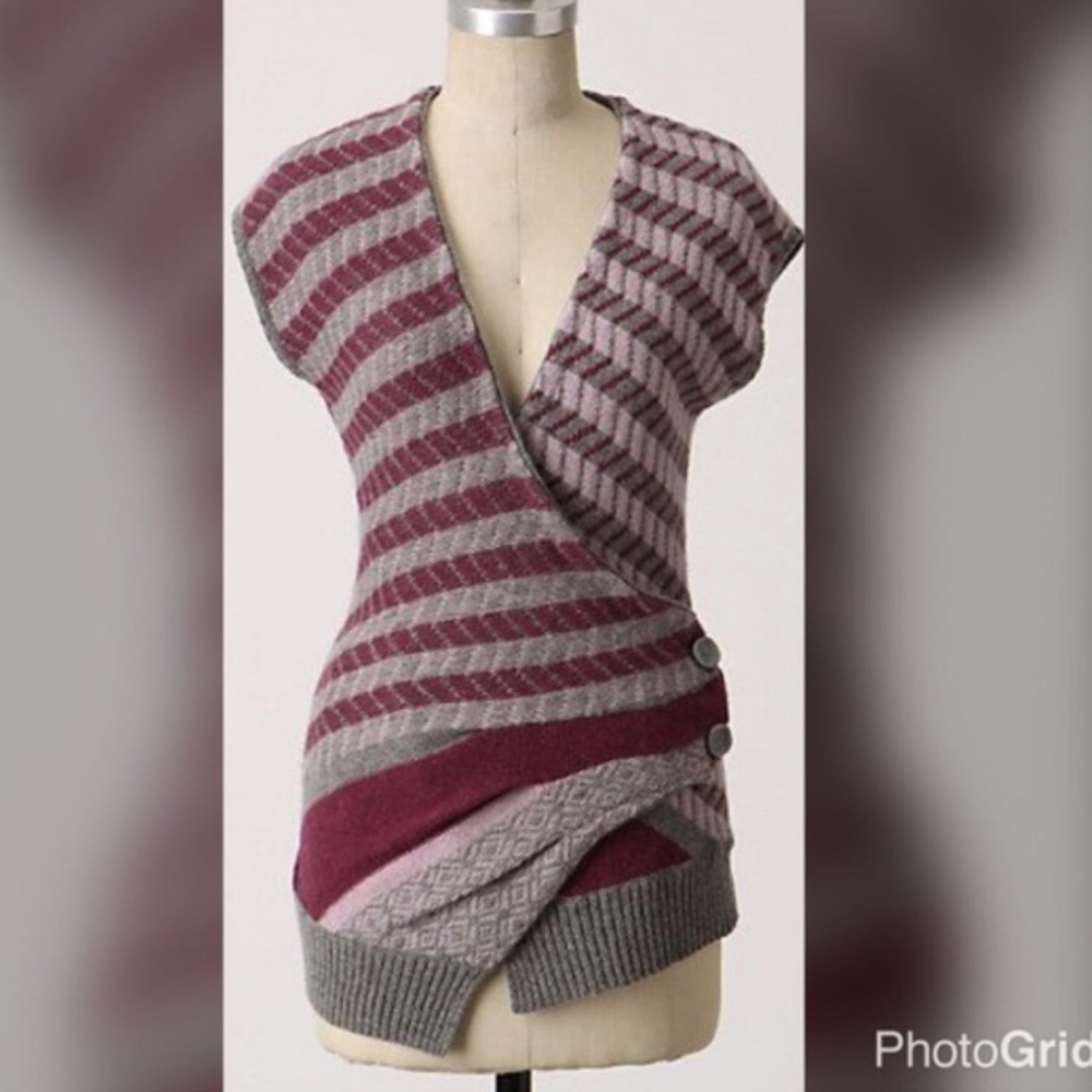 Anthropologie vest; reposhing too small for me
